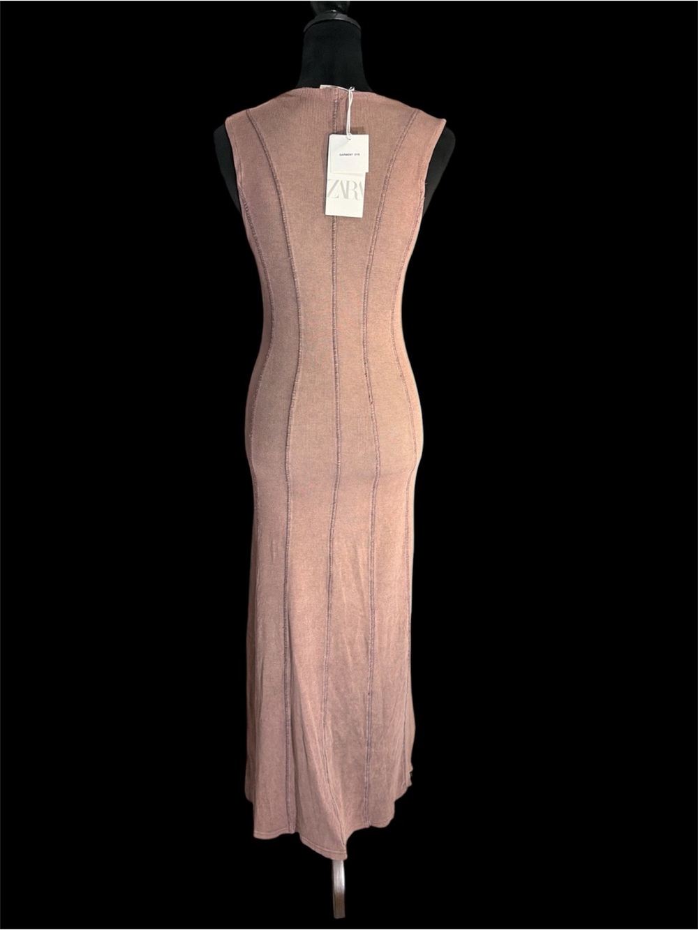 Zara Sleeveless Maxi Dress in Dusty Mauve - Picture 3 of 4